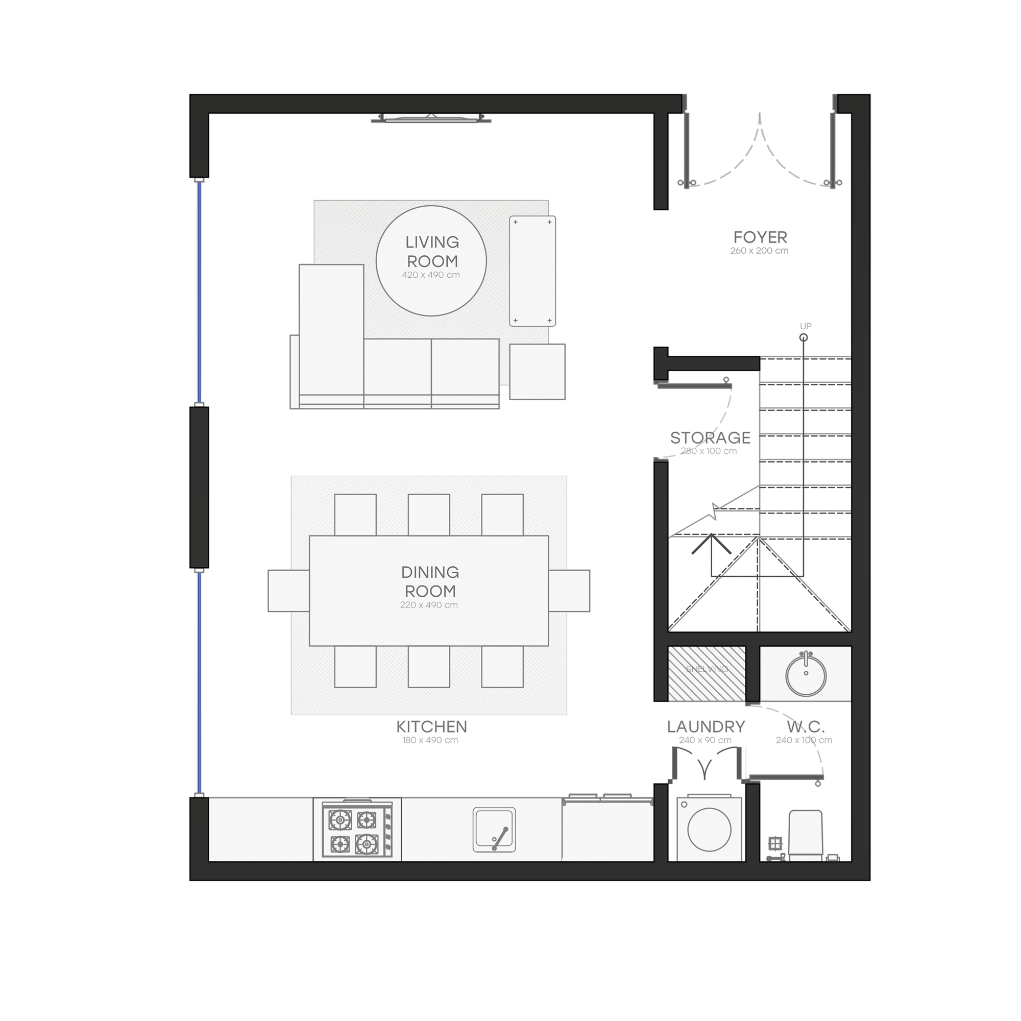 Unfurnished - Three Bedroom Townhouse