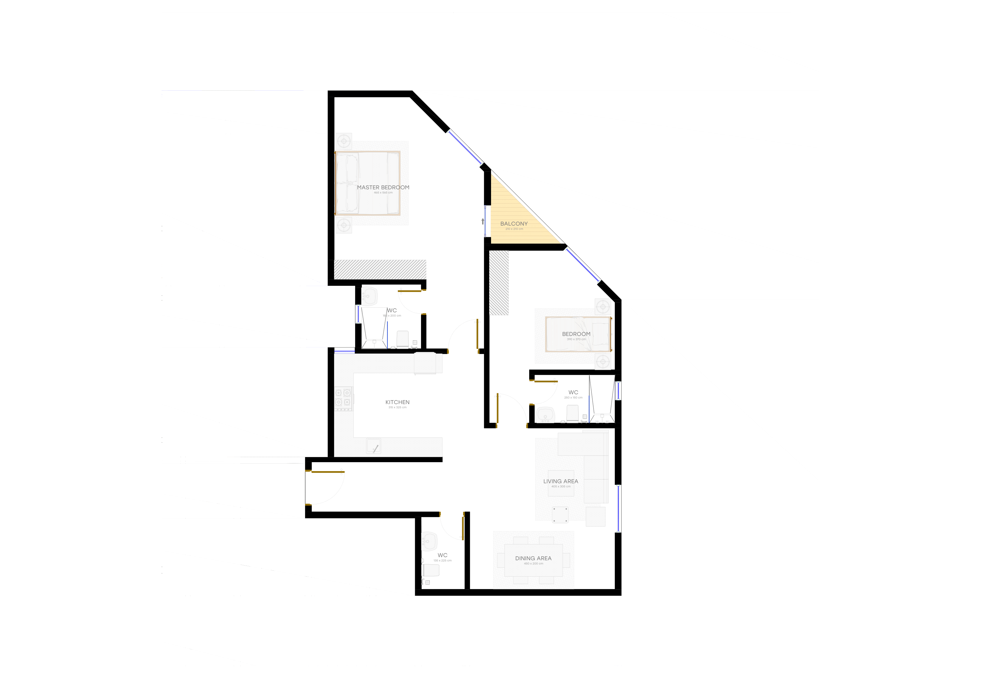 Fully Furnished - Two Bedroom Apartment 